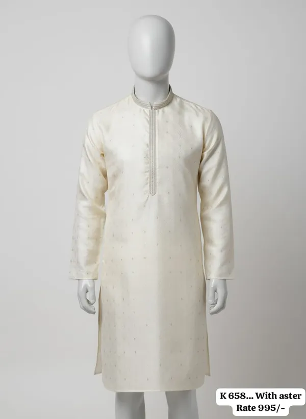 Off_White_Cotton_Blend_Embroidered_Kurta_For_Men