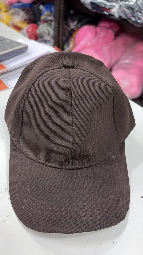 Brown_Sports_Cap_With_Triangle_Badge