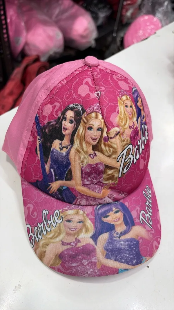 Barbie_Character_Pink_Baseball_Cap_For_Girls