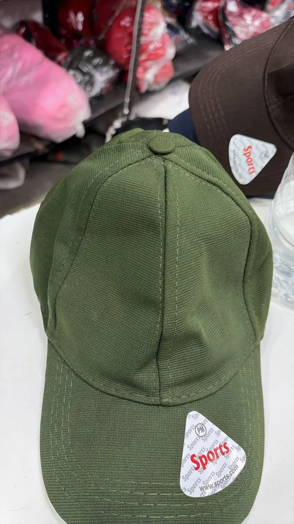 Olive_Green_Sports_Cap_With_Stitched_Panel_Design