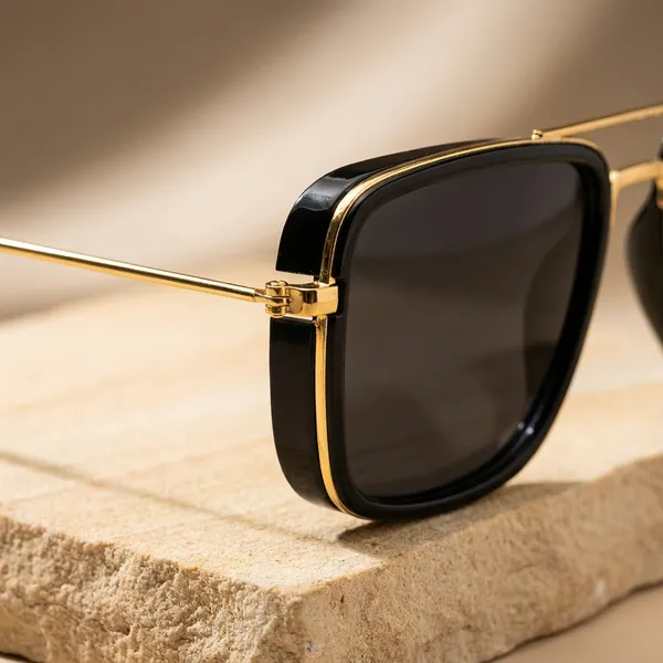 Premium_Square_Sunglasses_With_Gold_Metal_Frame_And_Dark_Tinted_Lenses