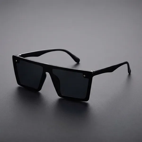 Oversized_Square_Frame_Sunglasses_-_Black_Flat_Top_Shield_Design