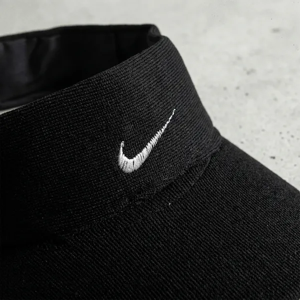 Nike_Swoosh_Logo_Sports_Visor_Cap_-_Black