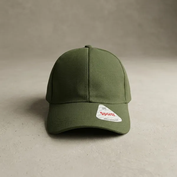 Olive_Green_Sports_Cap_With_Stitched_Panel_Design