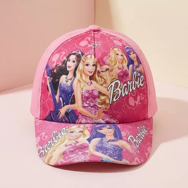 Barbie_Character_Pink_Baseball_Cap_For_Girls