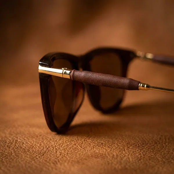 Stylish_Brown_Wayfarer_Sunglasses_With_Gold_Accents