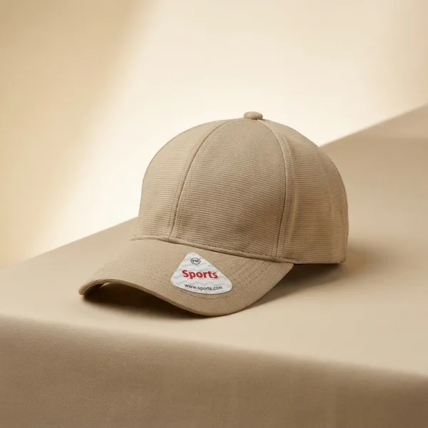 Sports_Baseball_Cap_-_Khaki_Beige_Casual_Adjustable_Hat