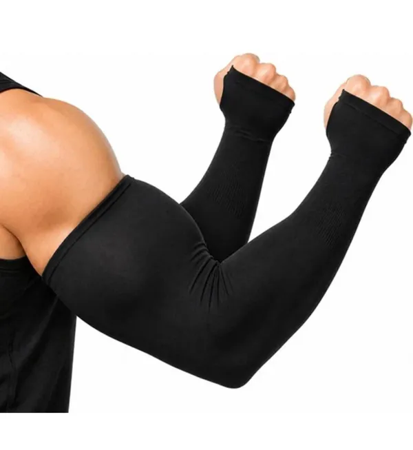cotton_arm_sleeve_for_man_&_women_(free_black_)_PAK_OF_10