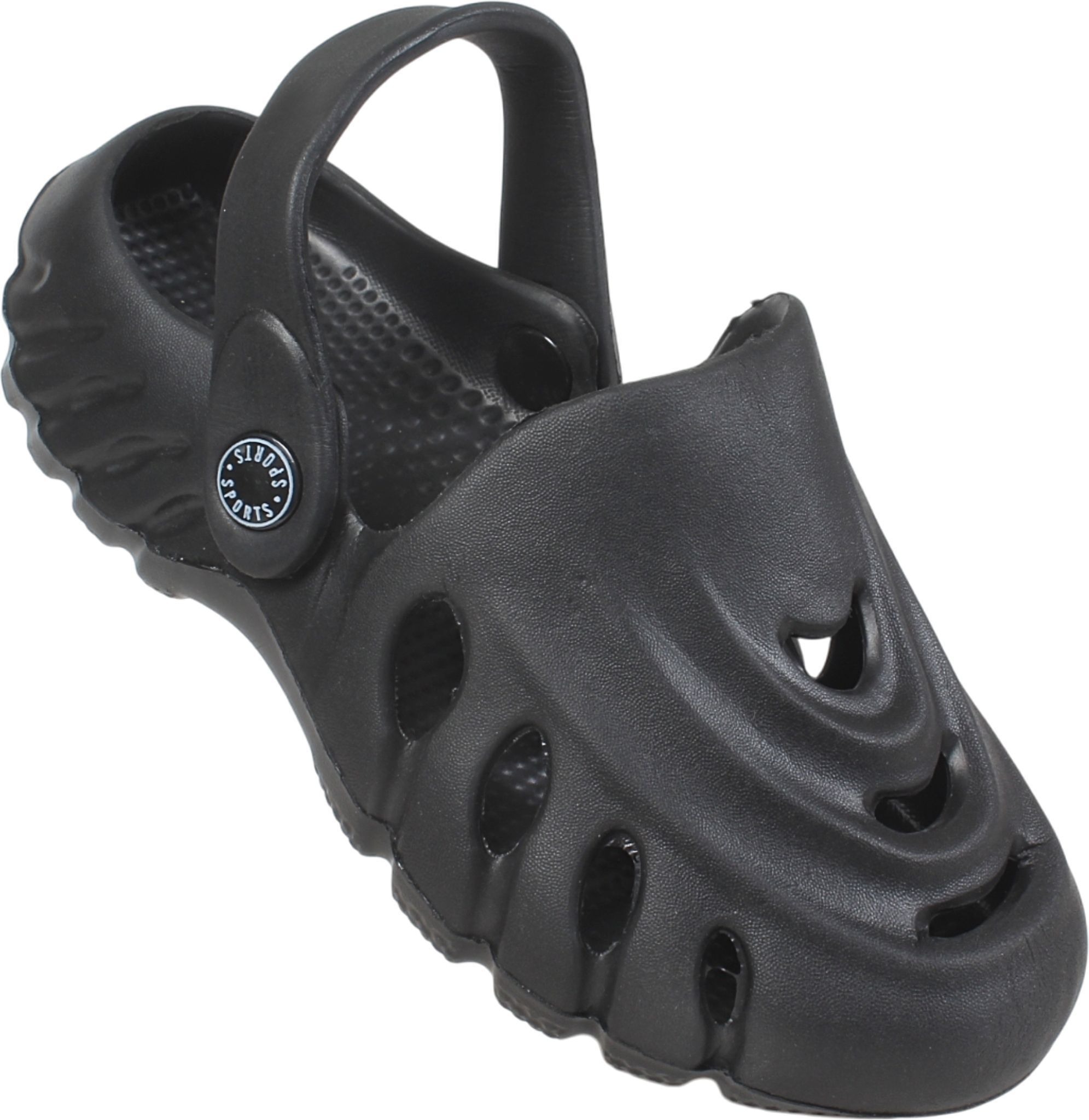 Trump_Boys_&_Girls_Slipon_Clogs_Black