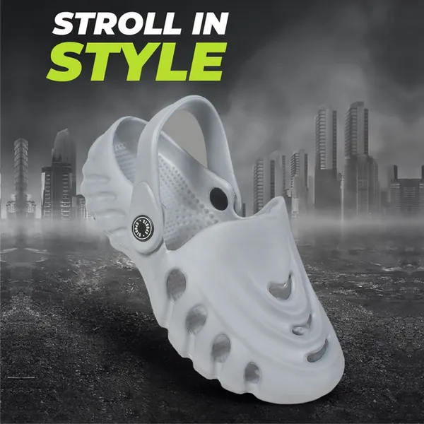 Trump_Boys_&_Girls_Slipon_Clogs_Grey