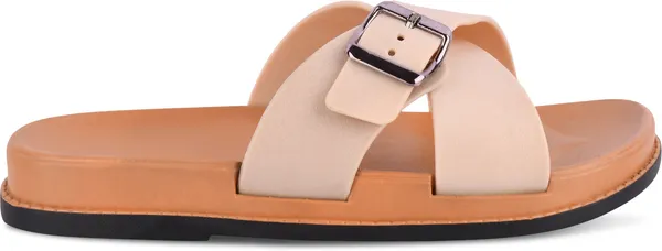Trump_Unisex_Slides_Beige