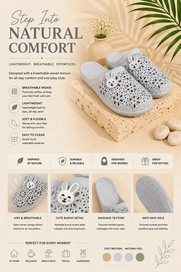 Trump_Women_Slippers_Grey