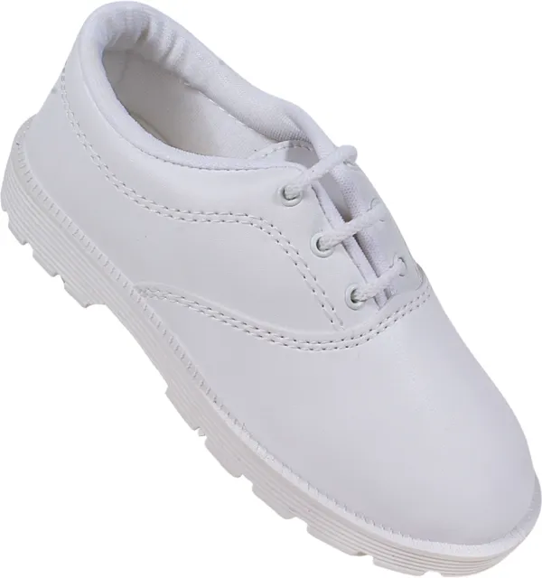 Trump_Boys_Lace_School_Shoes_White