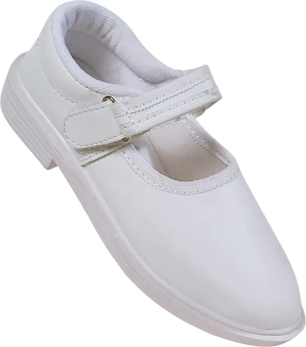 Trump_Girls_Velcro_School_Shoes_White