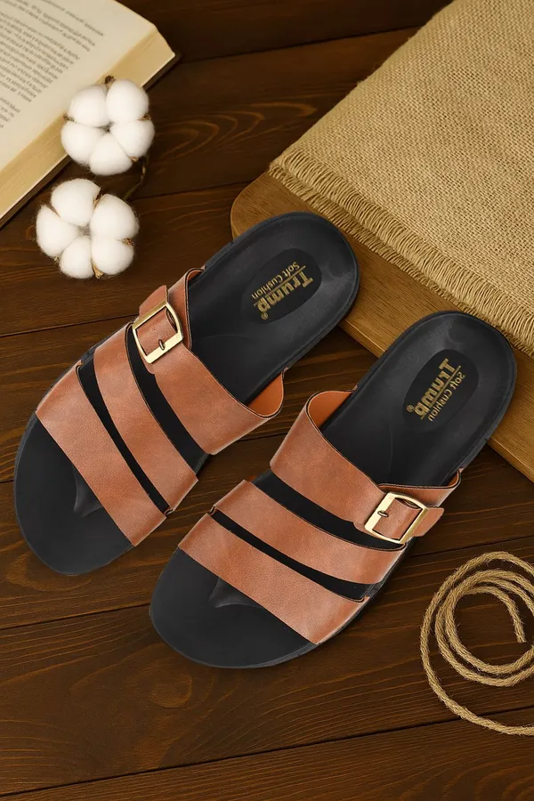 Trump_Men_Sandals_Brown