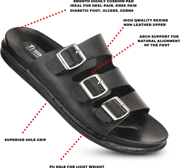 Trump_Men_Sandals_Black