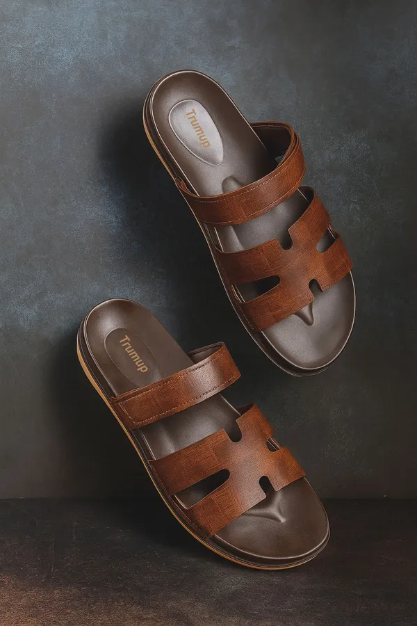 Trump_Men_Sandals_Brown