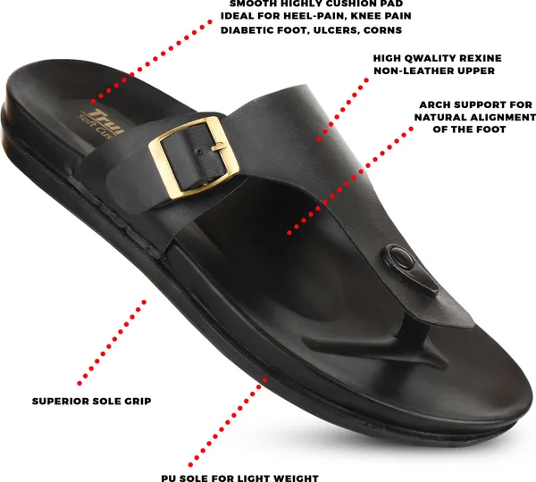 Trump_Men_Sandals_Black