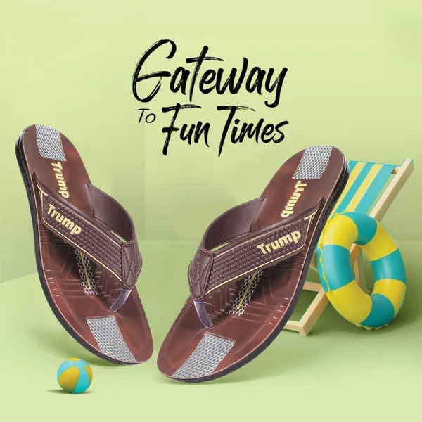 Trump_Men_Slippers_Brown