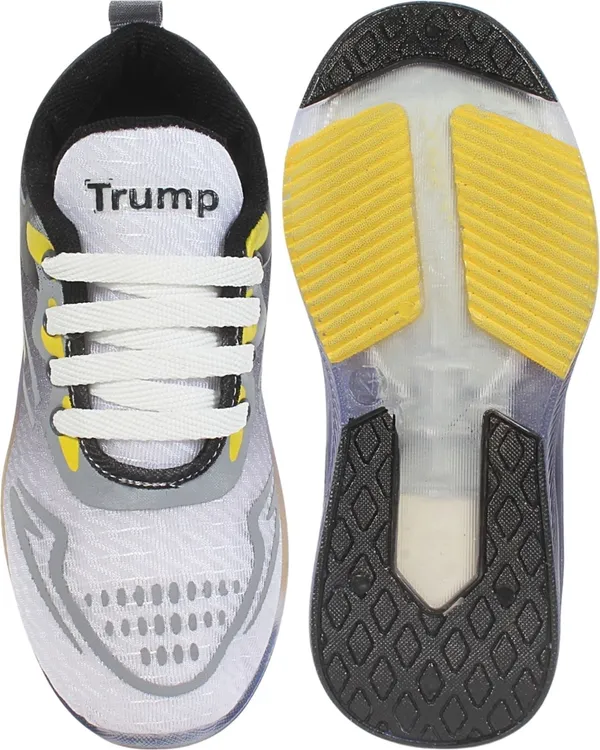 Trump_Boys_&_Girls_Lace_Running_Shoes_Black