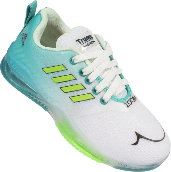 Trump_Boys_&_Girls_Lace_Running_Shoes_Green