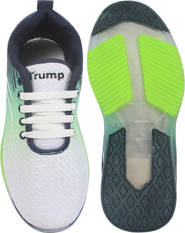 Trump_Boys_&_Girls_Lace_Running_Shoes_Light_Green