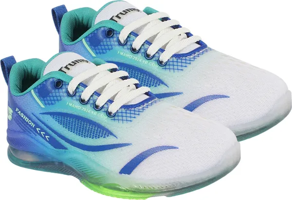 Trump_Boys_&_Girls_Lace_Running_Shoes_Blue