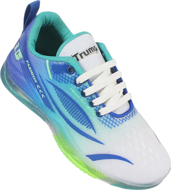 Trump_Boys_&_Girls_Lace_Running_Shoes_Blue