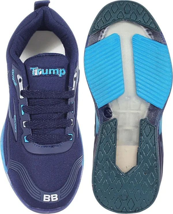 Trump_Boys_&_Girls_Lace_Running_Shoes_Blue