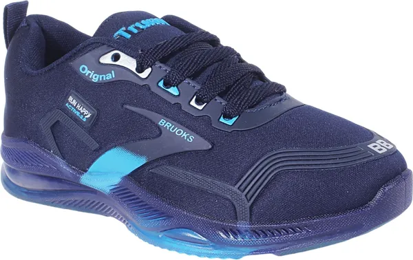 Trump_Boys_&_Girls_Lace_Running_Shoes_Blue