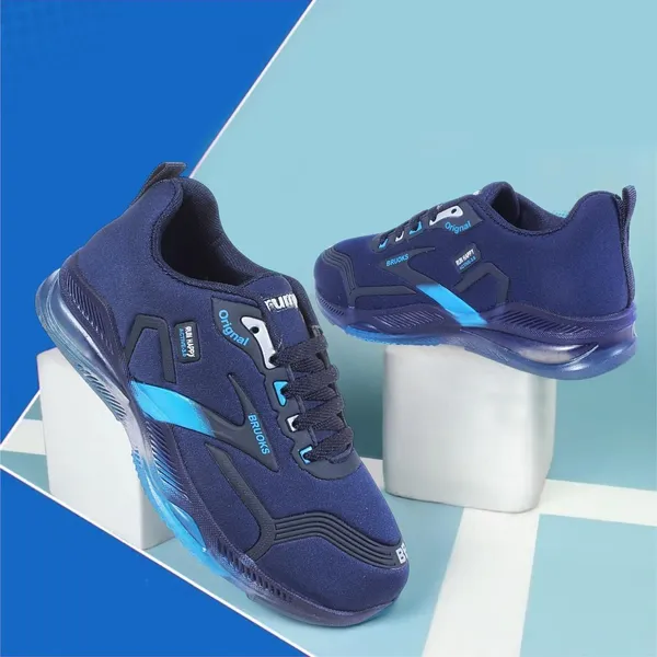 Trump_Boys_&_Girls_Lace_Running_Shoes_Blue