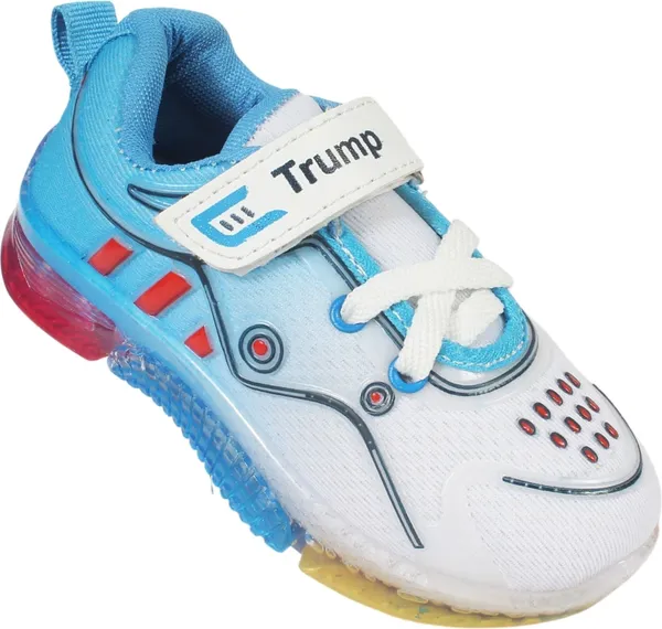 Trump_Boys_&_Girls_Lace_Running_Shoes_Blue