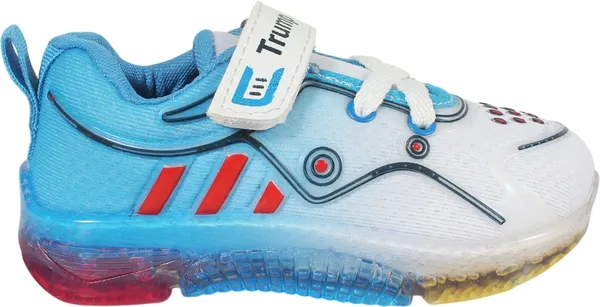Trump_Boys_&_Girls_Lace_Running_Shoes_Blue