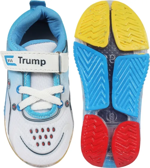 Trump_Boys_&_Girls_Lace_Running_Shoes_Blue