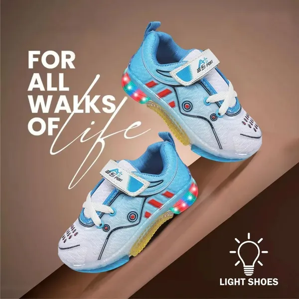 Trump_Boys_&_Girls_Lace_Running_Shoes_Blue