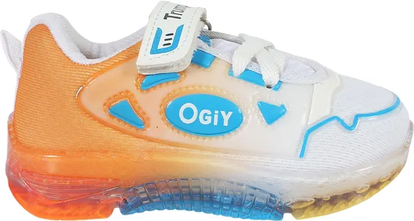 Trump_Boys_&_Girls_Lace_Running_Shoes_Orange