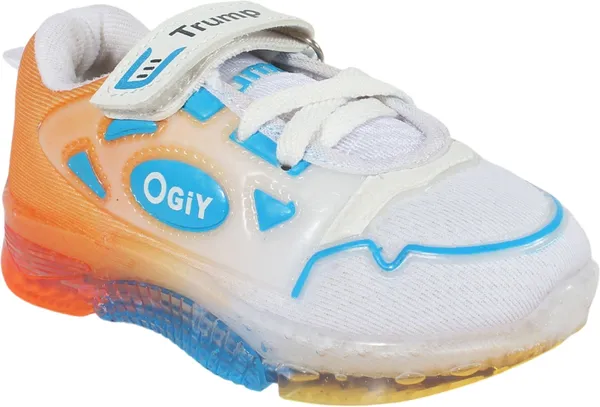 Trump_Boys_&_Girls_Lace_Running_Shoes_Orange