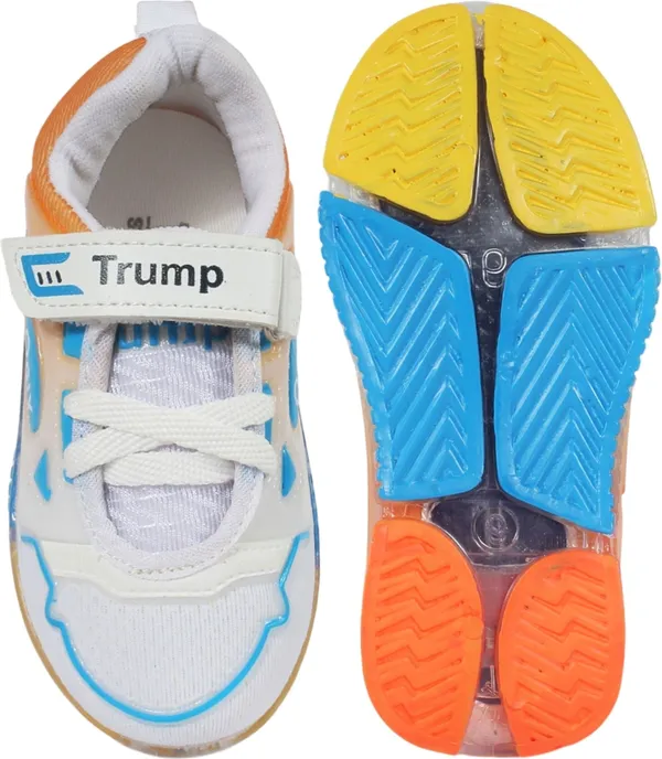 Trump_Boys_&_Girls_Lace_Running_Shoes_Orange
