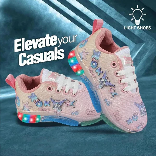 Trump_Girls_Lace_Running_Shoes_Pink