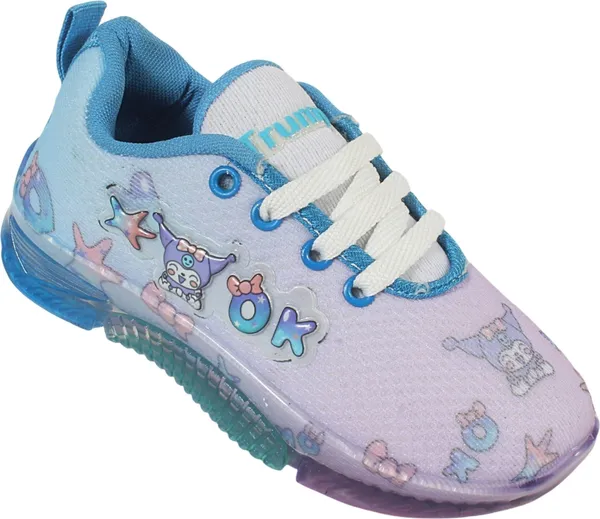 Trump_Boys_&_Girls_Lace_Running_Shoes_Light_Blue