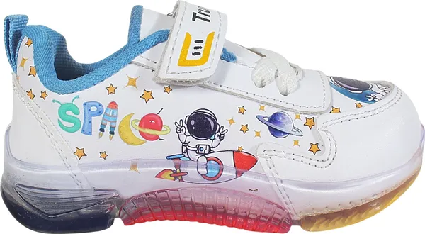 Trump_Boys_&_Girls_Lace_Running_Shoes_White