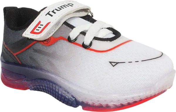 Trump_Boys_&_Girls_Velcro_Running_Shoes_Black