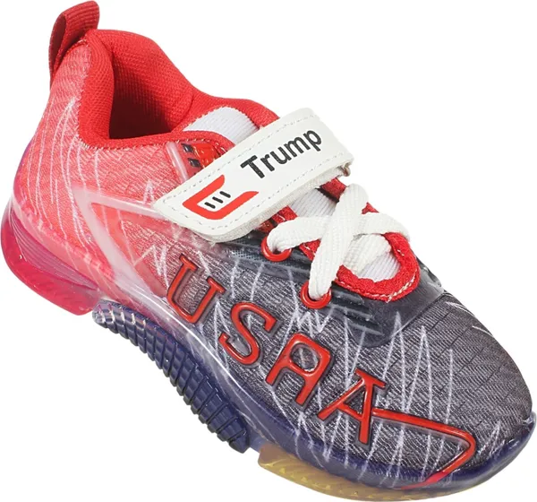 Trump_Boys_&_Girls_Lace_Running_Shoes_Multicolor