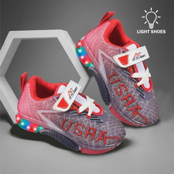 Trump_Boys_&_Girls_Lace_Running_Shoes_Multicolor