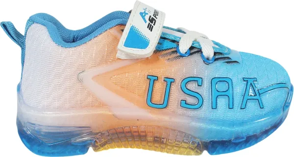 Trump_Boys_&_Girls_Lace_Running_Shoes_Light_Blue