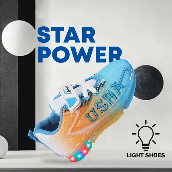 Trump_Boys_&_Girls_Lace_Running_Shoes_Light_Blue