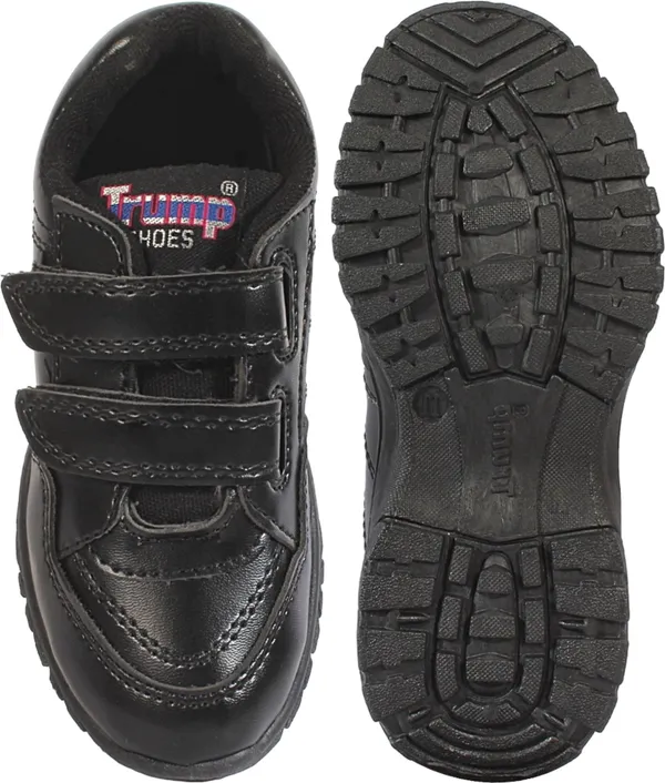 Trump_Boys_&_Girls_Velcro_Casual_Shoes_Black