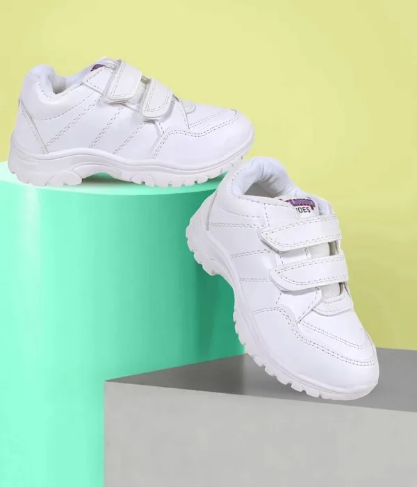 Trump_Boys_&_Girls_Velcro_Casual_Shoes_White
