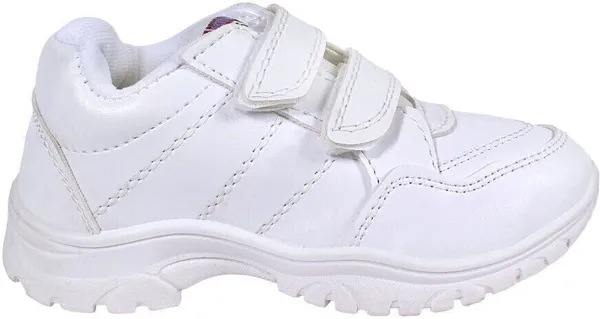 Trump_Boys_&_Girls_Velcro_Casual_Shoes_White