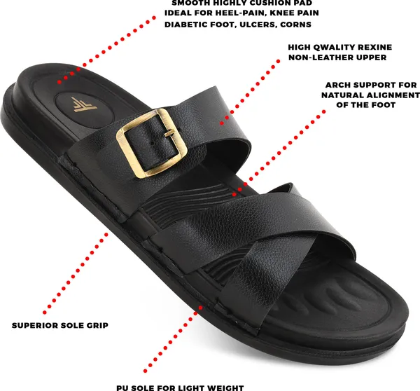 Trump_Men_Sandals_Black